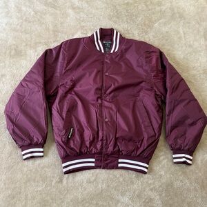 NEW Holloway Adults Maroon Bomber Jacket Size S HERITAGE JACKET